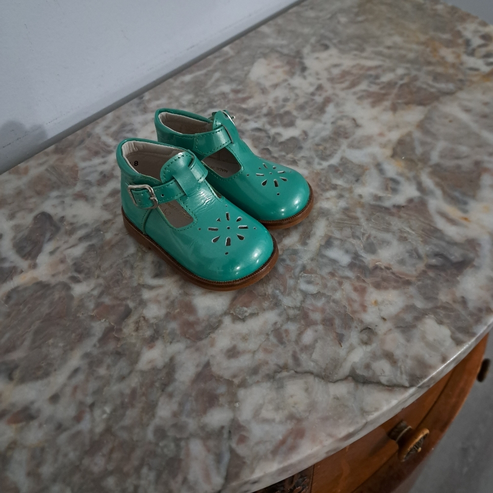 Chupetin Baby Girls Green Dress Shoes Size 18 (US 3) New Unboxed